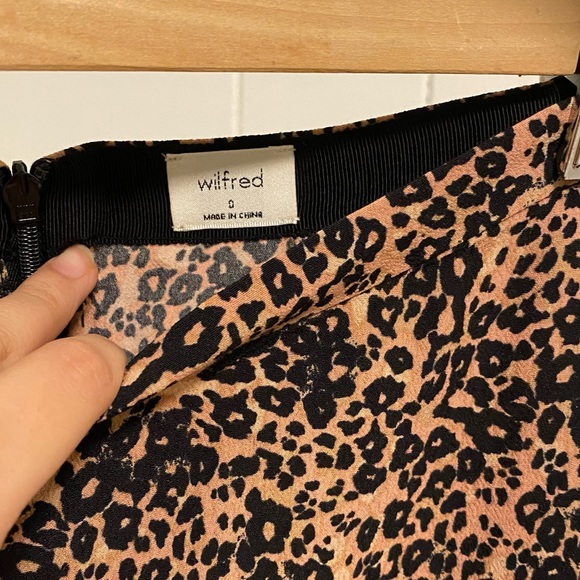 Wilfred leopard midi skirt - Aritzia - Picture 5 of 6